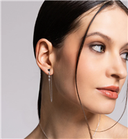 Earrings Rue des Mille Woman ESSENCE GEN 2025 in Silver ORZ-024 M3 CUO RH - ORZ-024 M3 CUO RH